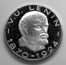 USSR, VLADIMIR ULIANOV LENIN 1870-1924 Proof Medal 35.3mm 14g. BB5