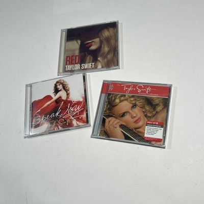 Taylor Swift CD Lot Of 3 Red Speak Now & Holiday Collection Swiftie Music