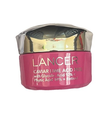 Lancer Caviar Lime Acid Peel With Glycolic Acid Phytic -Retinol 1.7 Oz No Box