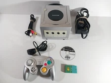 Nintendo GameCube Starter Set Platinum Official Controller All Tested