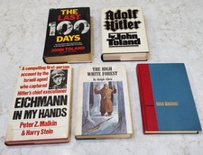 WW2 Mixed History Book Bundle - LOT OF 5 HARDCOVER BOOKS - John Toland - Hitler