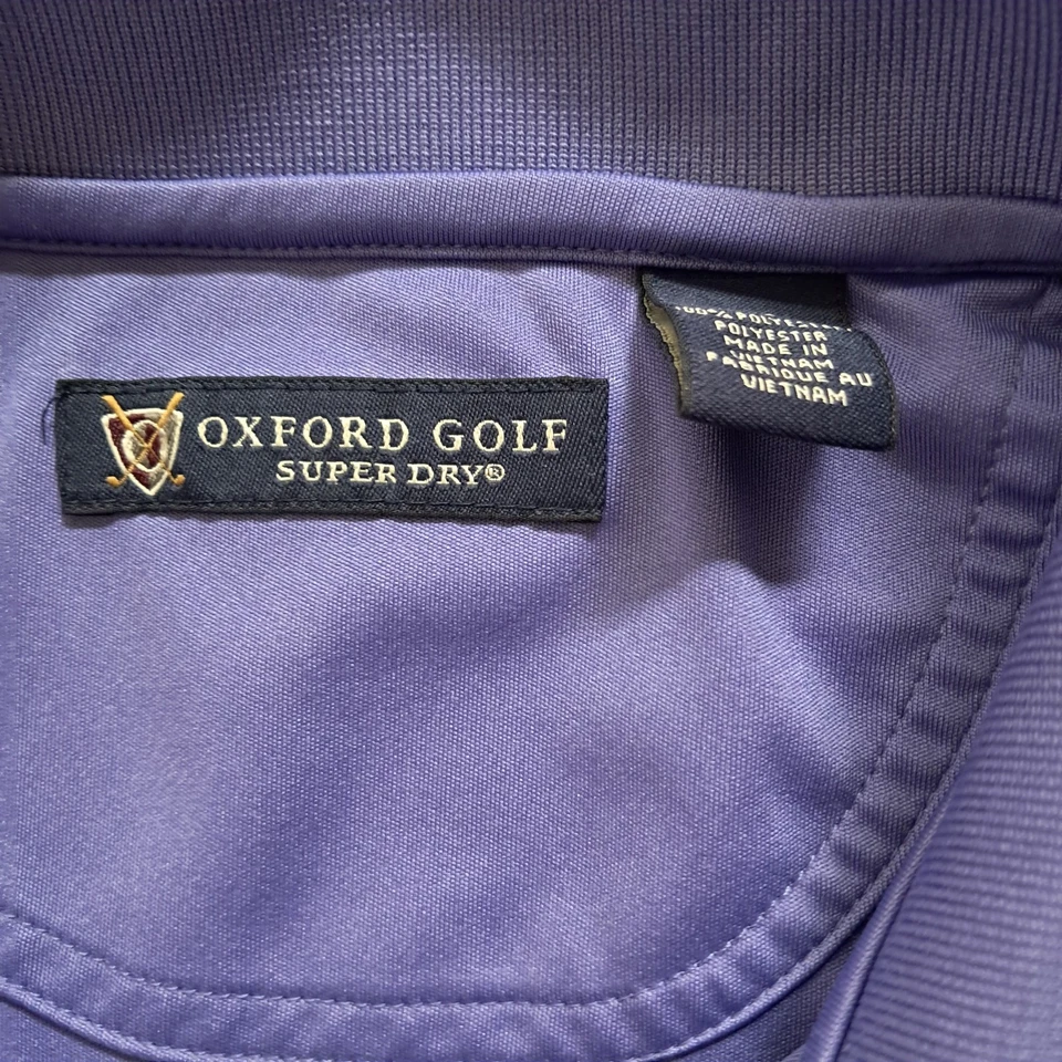 The player's  Polo Shirt - Short Sleeve  - XL - Light Purple - Oxford Golf Foto 3 de 4