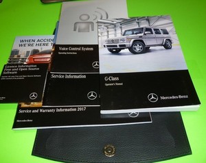 2017 Mercedes G CLASS G550 G63 G65 Owners Manual SET 17 G 550 63 65 WAGON +CASE
