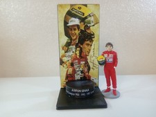 Ayrton Senna McLaren 3 Times World Champion Scale 1/43 Figure + Podium MCL
