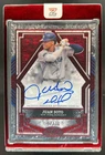 2025 Topps Tier One Juan Soto 2 Auto Red #7/10 Yankees
