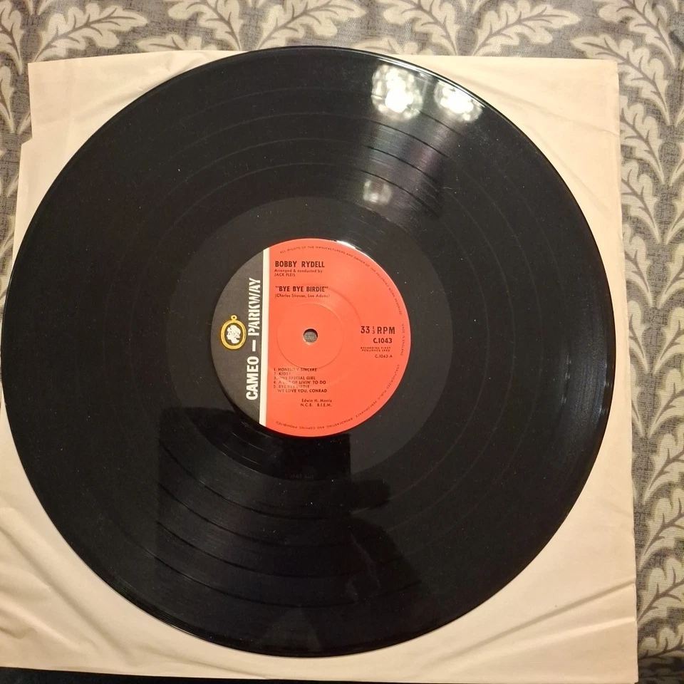 BOBBY RYDELL "BYE BYE BIRDIE" SOUNDTRACK VINYL LP 1963 VG+ - Image 3 of 4