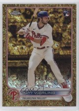 2022 Gilded Collection Gold Etch Mini-Diamond Refractor 42/50 Matt Vierling g2u