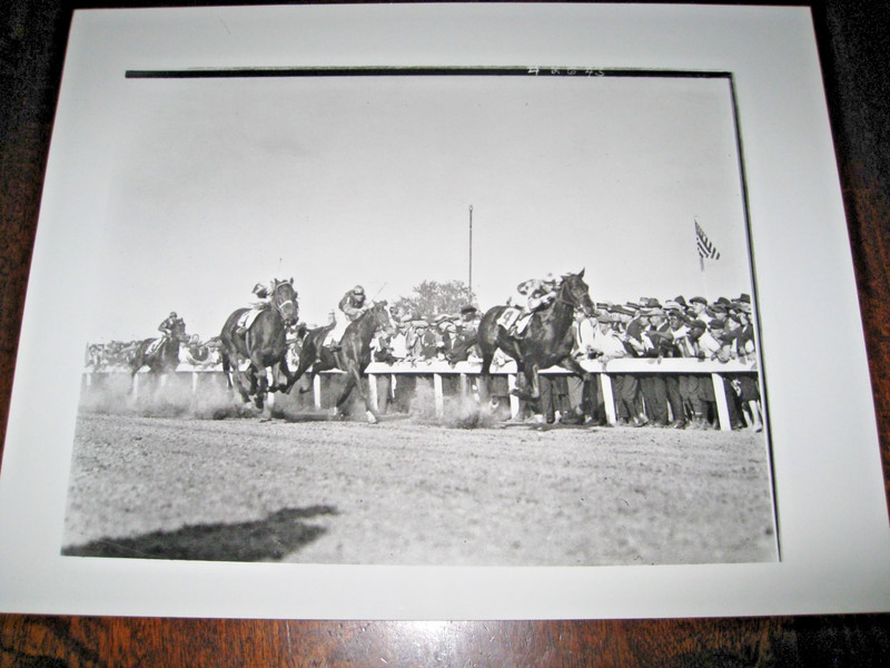 11 X 14--Original Photo of 1922 Kentucky Derby Winner Morvich Down the Stretch