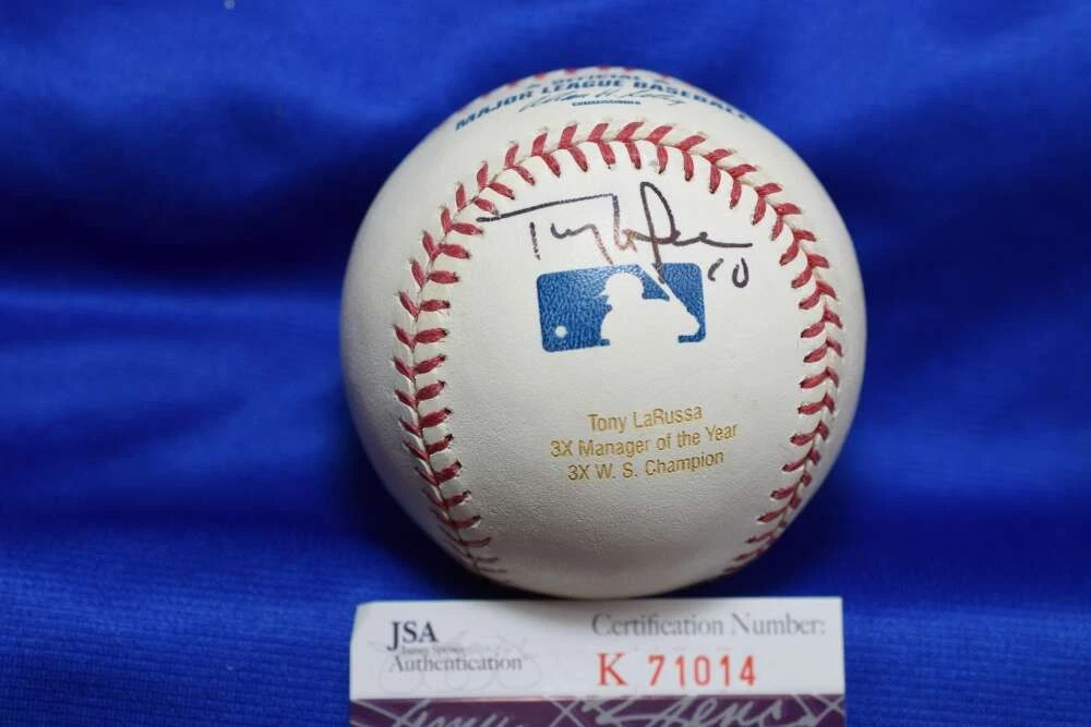 Tony Larussa In Mlb Autographed Baseballs for sale | eBay