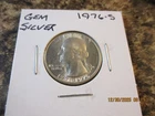 1976-S WASHINGTON SILVER QUARTER GEM      74