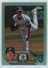 2023 Topps Chrome Update Aqua Refractor 124/199 JP Sears #USC42 0sh