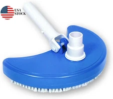 Pool Vacuum Head Weighted Half Moon Bristles For Inground Above Ground Pool