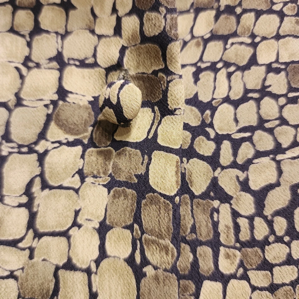 Blusa vintage Le Caviar para mujer grande con botones verde retro carrera clásica Foto 4 de 4