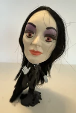 Vintage 1964 Filmways Addams Family 5" Morticia Addams Figure with Long Hair