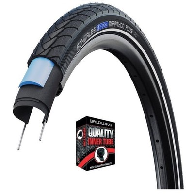 Schwalbe Marathon Plus 700 x 28c pannengeschützter Rennrad Reifen & Schlauch