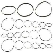 50 Pcs Tape Recorder Belt Cassette Player Belts Replacement for Deck