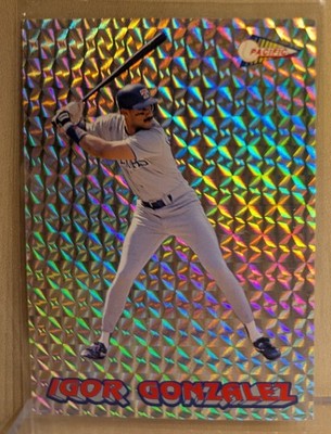 1993 Pacific SILVER PRISMS #14 Juan Gonzalez Igor Refractor RARE SPANISH INSERT