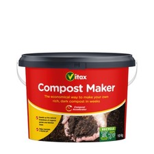Vitax Compost Maker Organic Nutrients Garden & Kitchen Waste Accelerator10kg Tub
