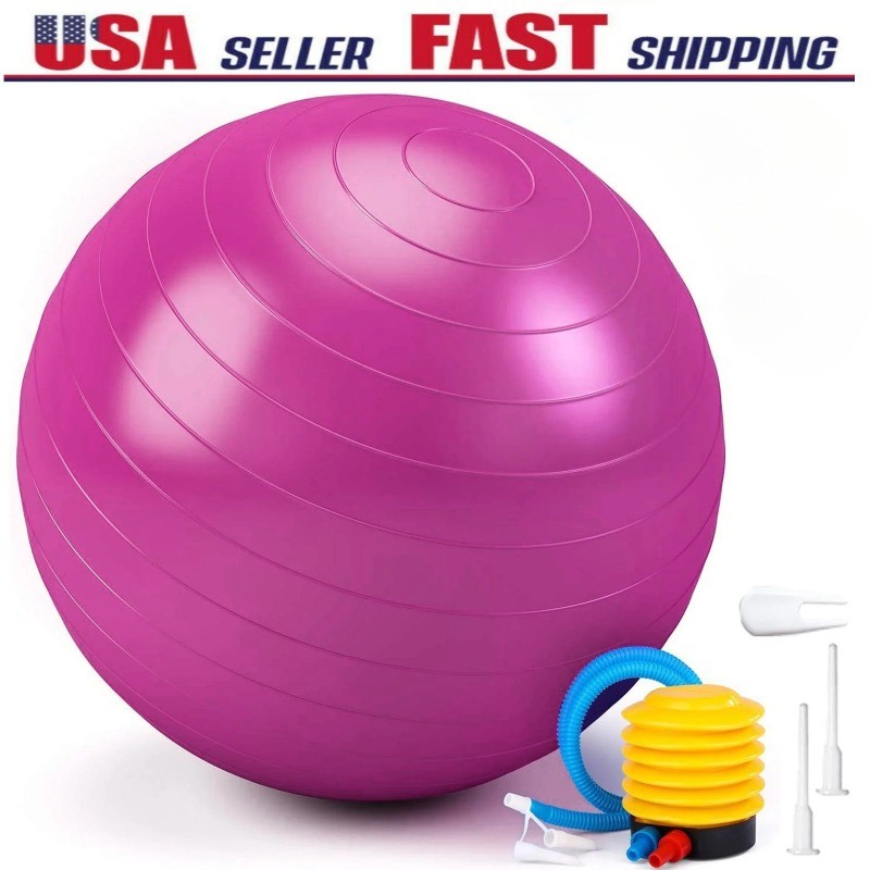 Pelota de Ejercicio Anti-Explosión-Bola de Estabilidad de Alta Capacidad de Peso para Yoga PVC 34"
