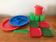 TUPPERWARE TOYS MINI PRELUDIO PARTY/MINI PARTY SET 12 PCS NEW IN ORIGINAL BAG 