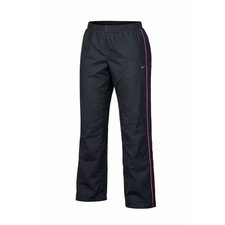 Y2K Nike Athletic Black Pink Track Pants Women's Large Windbreaker Mesh Lined