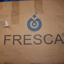 Fresca Cambridge Vanity Top in White with White Ceramic Basin and Mirror 24"