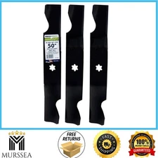 MaxPower 3 Blade Set 561560B for 50" MTD Cub Cadet Troy-Bilt Mowers OEM Fit