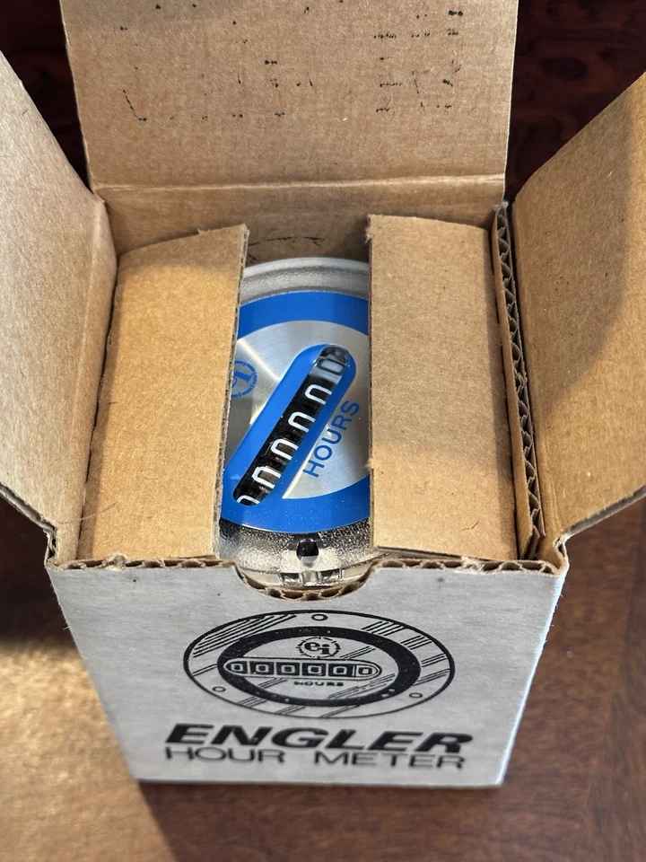 Engler Hour Meter AC-200-10NG7 - 120V 60Hz - New - Round Bezel Panel Mount - Image 2 of 4