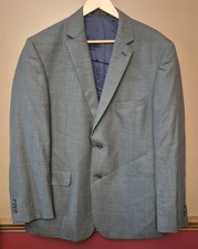 Jos.A.Bank Reserve Mens Blazer 46R Olive Green 100 Wool Tailored Fit "Chelsea"