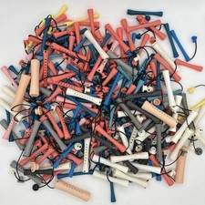 Huge Lot of Assorted Vintage Perm Rods Approximately 180 Various Size And Color