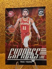2024-25 Panini Donruss Optic Express Lane White Velocity Prizm Trae Young 45/59