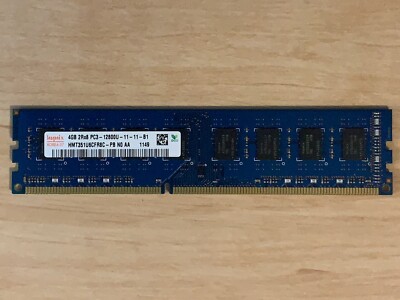 SK Hynix 4GB 1600MHz 2Rx8 PC3-12800U-11-11-B1 DDR3