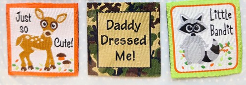 Babyville Boutique 9 Count Baby Labels Nursery Project Forest Friends NEW - Picture 5 of 5