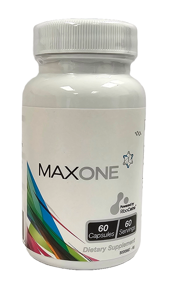 Max ONE, Riboceine, 60 Capsules, 30-Day Supply, Exp. 10/2026