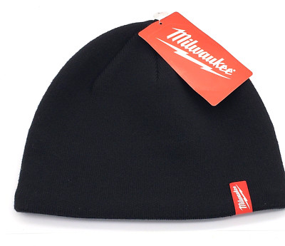 Milwaukee Men's Black Fleece Lined Knit Hat  One Size Fits Most #1