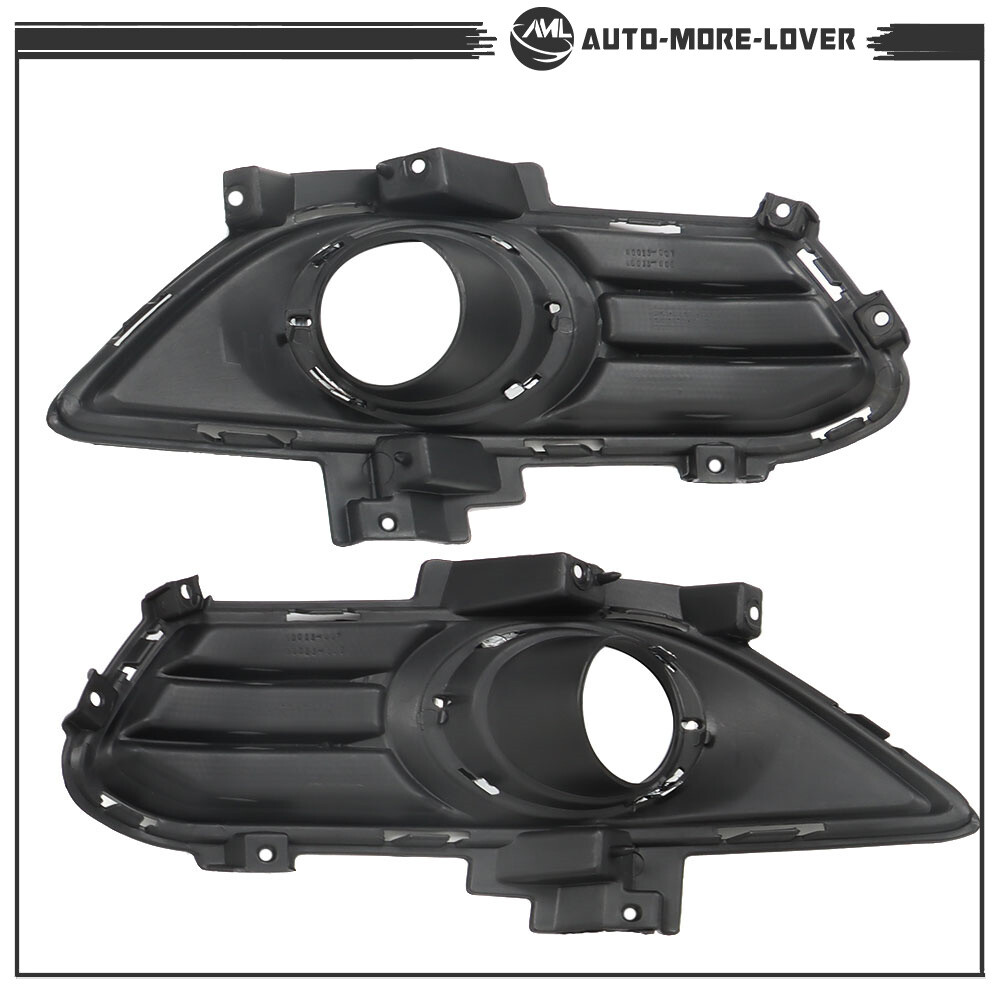 For 2013-2016 Ford Fusion Front Bumper Cover & Grill W/ Fog Light Covers