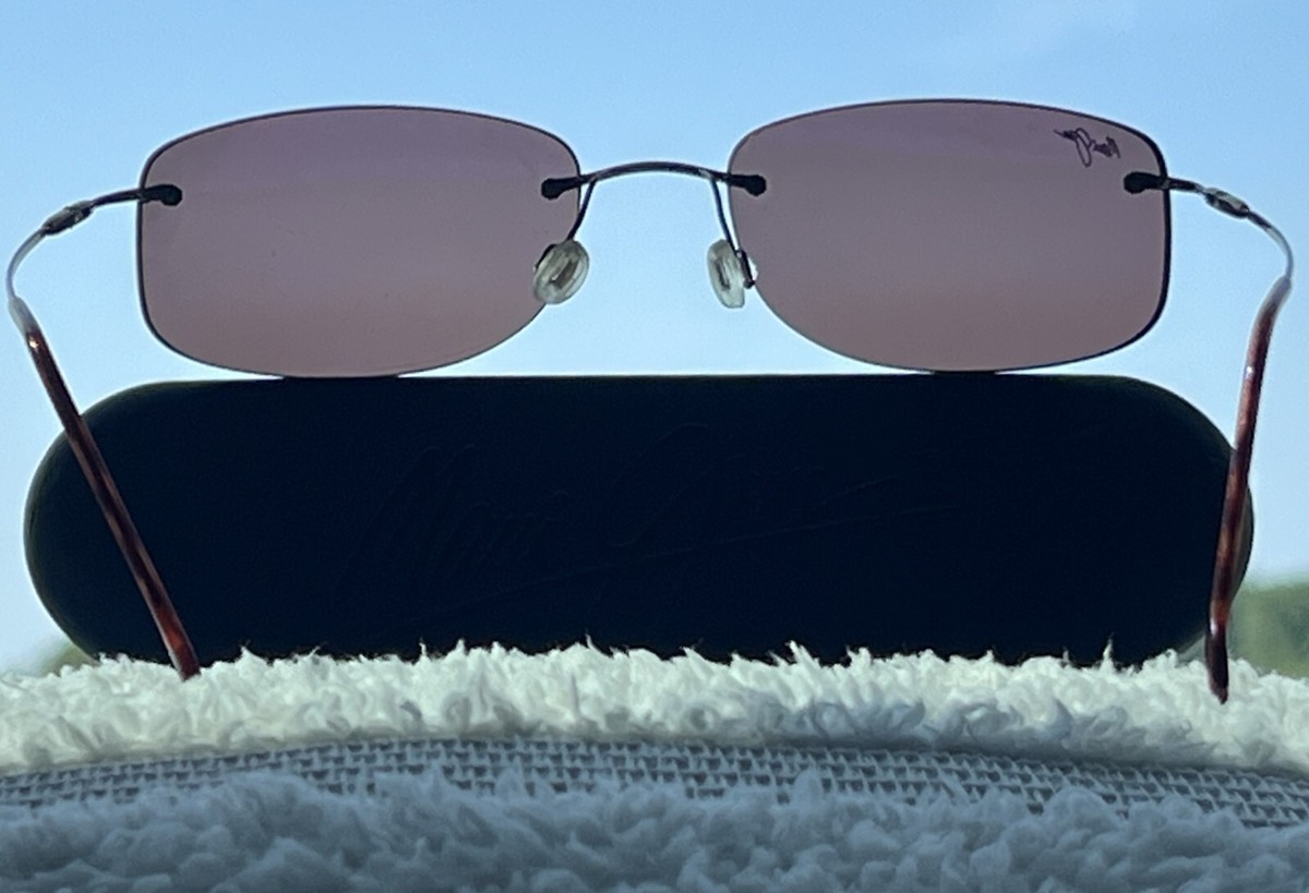 Titanium Maui Jim Flexible Frame Sunglasses Maui Jim Nakalele MJ
