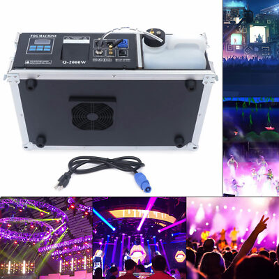 1500W Stage Mist Haze Machine 3.5L w/ Flight Case Package DJ Stage Effect Hazer