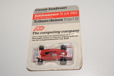V 1:64 YATMING? 35 JAAR CIRCUIT ZANDVOORT 1983RACING CAR MINT ON CARD PROMO RARE