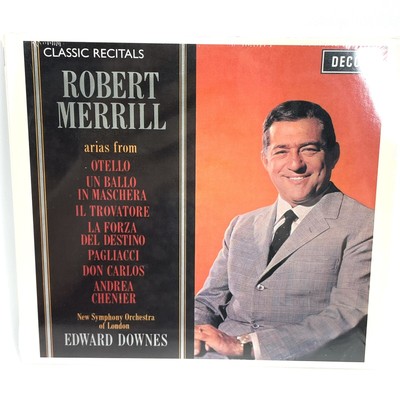 Robert Merrill Arias From Edward Downes CD (2004) New Decca