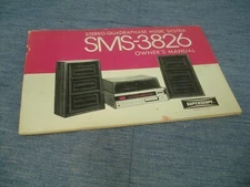 SMS-3862 Stereo Quadraphase Music system Owners Manual  Superscope  Nice  LQQK!