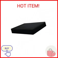 Sfoothome Black Fitted Sheet, 14 Inch Pocket Deep, Microfiber Sheets, Queen Size