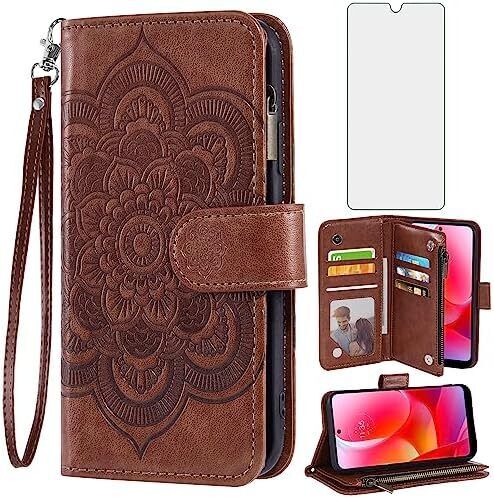 Phone Case for Motorola Moto G Power 2022/MotoG Play 2023/G Pure 2021 Wallet Cov - Picture 1 of 6