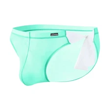 ADANNU Men Breathable Mesh Low Waist  Briefs Underwear Underpants Jockstrap