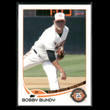 Bobby Bundy 2017 Bowie Baysox Team Set Baseball Card MLB NM