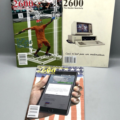 2600 Zeitschriften The Hacker Quarterly 3 Taschenbücher 2019 Ausgaben