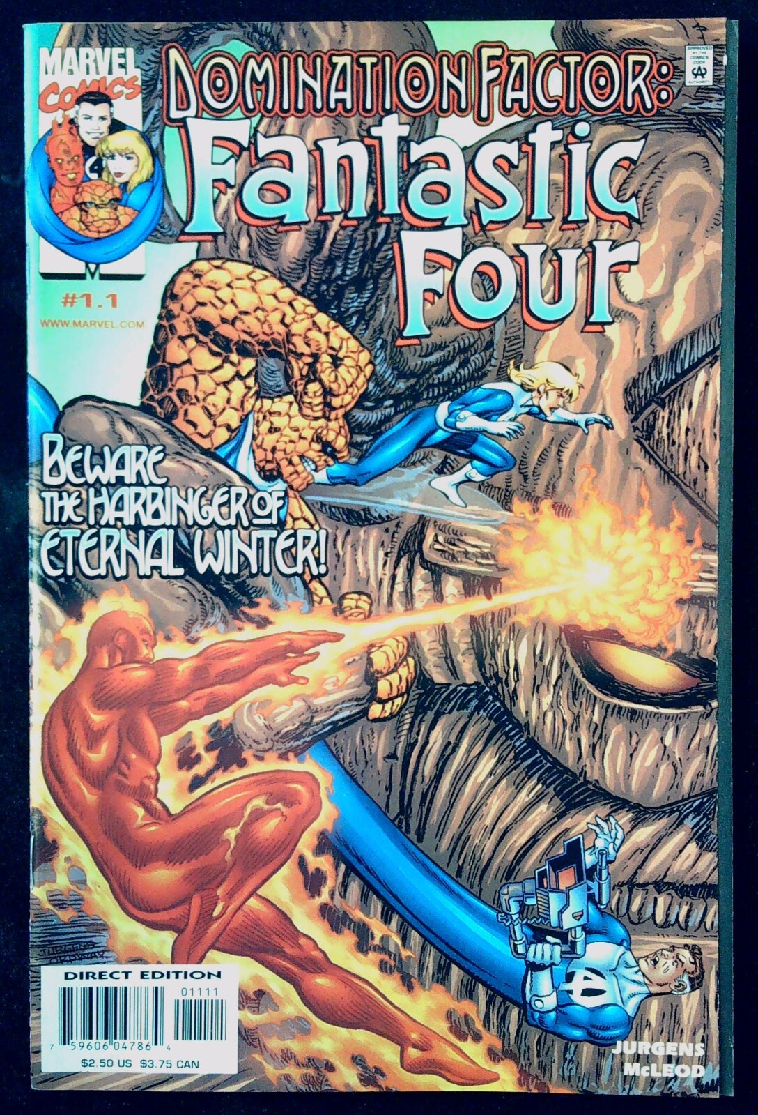 DOMINATION FACTOR: FANTASTIC FOUR (1999) #1.1 - Back Issue
