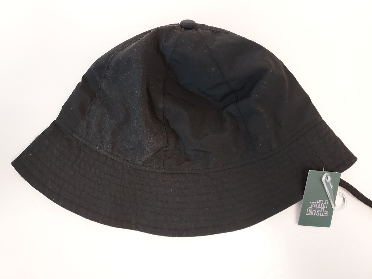 Wild Fable Womens Black Stringed Bucket/Sun Hat HW43135JL NEW | eBay