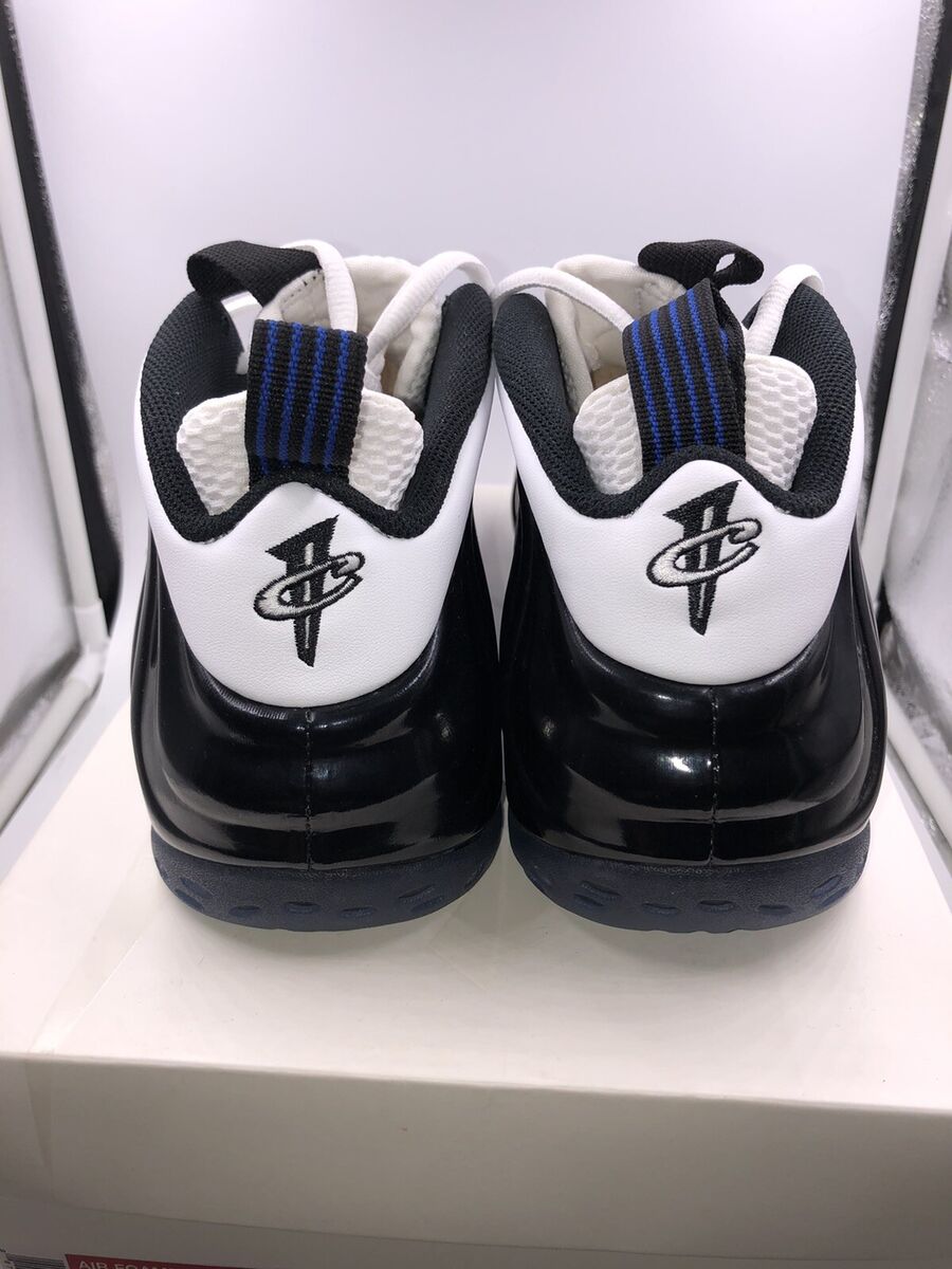 Nike Foamposite One Concord Black White Royal Blue Sz 10.5 Nike Foamposite One Concord Black White Royal Blue Sz 10.5