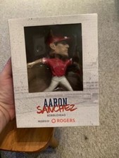 Aaron Sanchez Bobblehead Toronto Blue Jays SGA Rare Red Canada Day Jersey